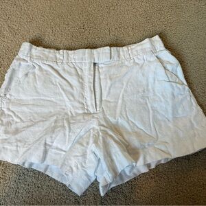 Abercrombie Women's White Linen Shorts SZ 31